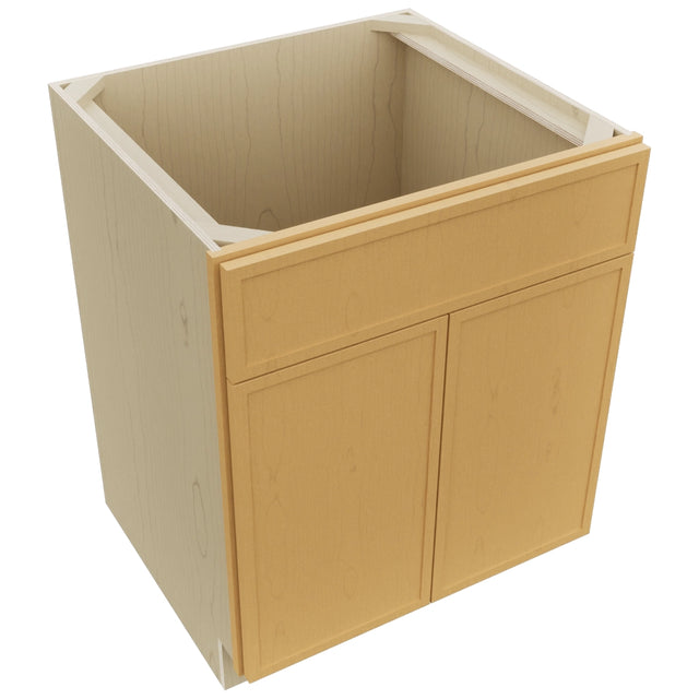 Fabuwood Luna Timber SB27 Base Sink Cabinet, Top View