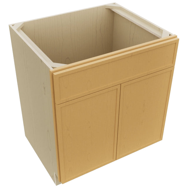 Fabuwood Luna Timber SB30 Base Sink Cabinet, Top View