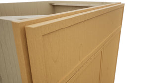 Fabuwood Luna Timber SB33SDF Base Sink Cabinet, Detail View