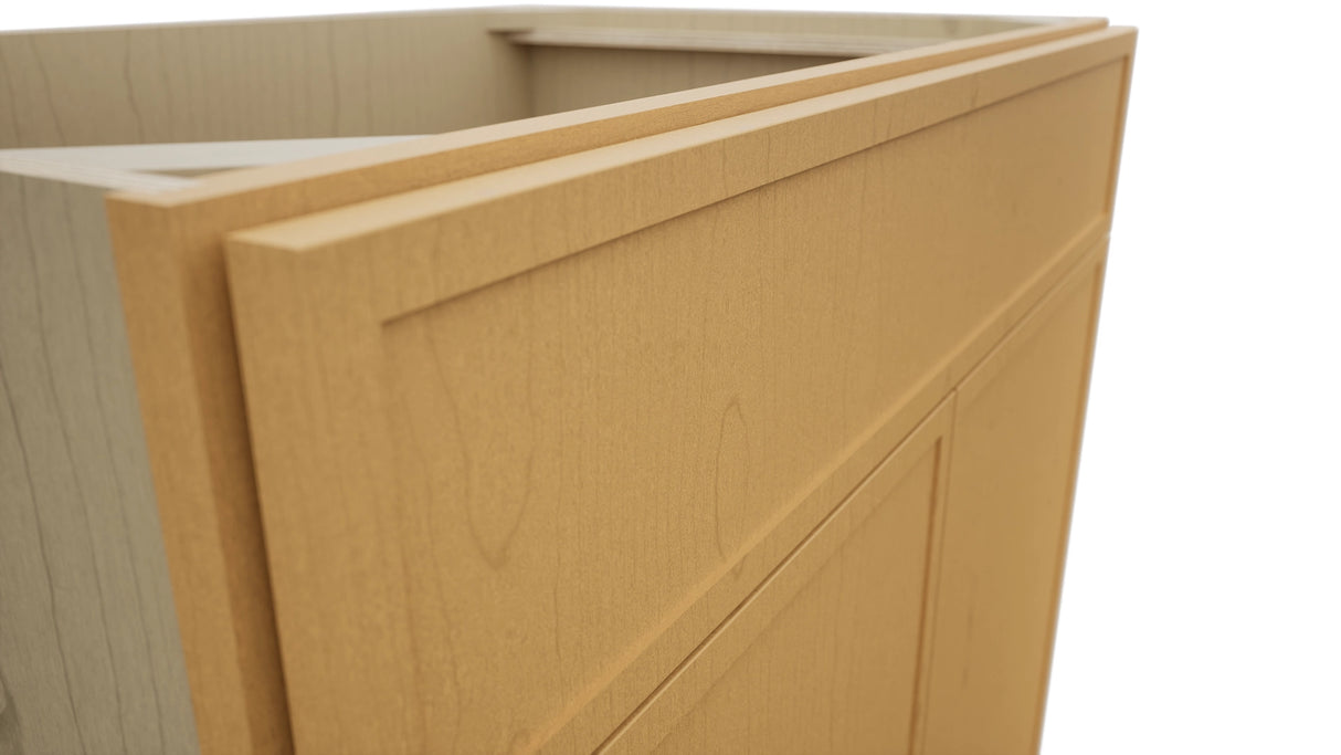 Fabuwood Luna Timber SB36SDF Base Sink Cabinet, Detail View