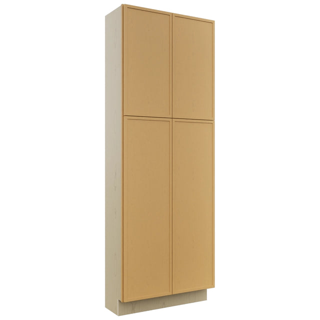 Fabuwood Luna Timber TP301284 Tall Pantry Cabinet, Front View