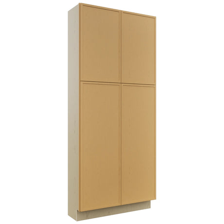 Fabuwood Luna Timber TP361284 Tall Pantry Cabinet, Front View
