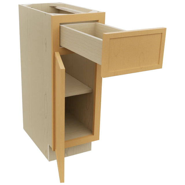 Fabuwood Luna Timber VB12-34 Vanity Base Standard Cabinet, Open View
