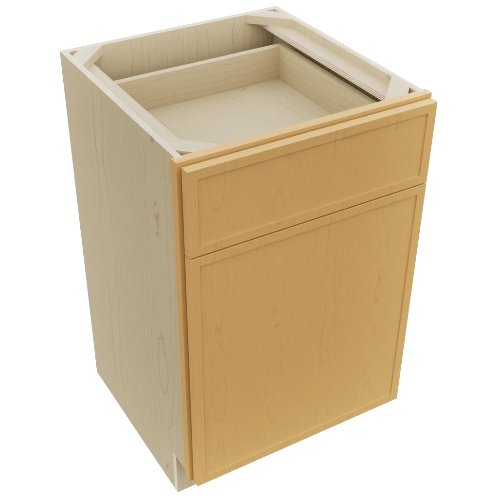 Fabuwood Luna Timber VB21-34 Vanity Base Standard Cabinet, Top View
