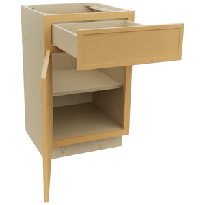 Fabuwood Luna Timber VB21-34 Vanity Base Standard Cabinet, Open View
