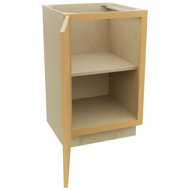 Fabuwood Luna Timber VB21FD Vanity Base Full Height Cabinet, Open View