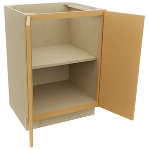 Fabuwood Luna Timber VB24FD Vanity Base Full Height Cabinet, Open View