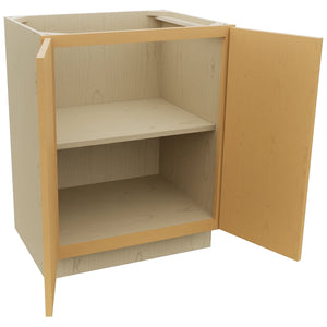 Fabuwood Luna Timber VB27FD Vanity Base Full Height Cabinet, Open View