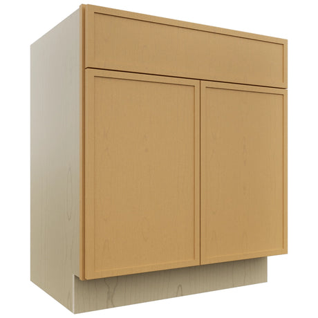 Fabuwood Luna Timber VB30-34 Vanity Base Standard Cabinet, Front View