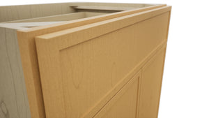 Fabuwood Luna Timber VB30-34 Vanity Base Standard Cabinet, Detail View