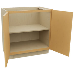 Fabuwood Luna Timber VB33FD Vanity Base Standard Cabinet, Open View