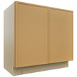 Fabuwood Luna Timber VB36FD Vanity Base Full Height Cabinet, Front View