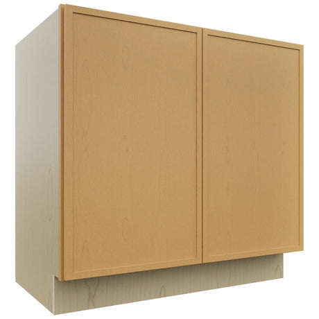 Fabuwood Luna Timber VB36FD Vanity Base Full Height Cabinet, Front View