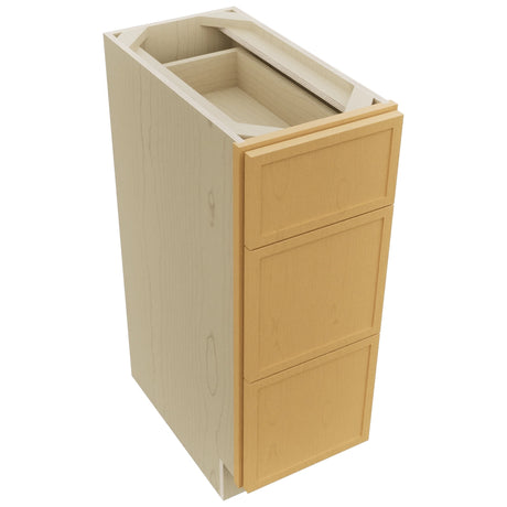 Fabuwood Luna Timber VDB12-34 Vanity Drawer Cabinet, Top View