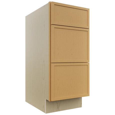 Fabuwood Luna Timber VDB15-34 Vanity Drawer Cabinet, Front View