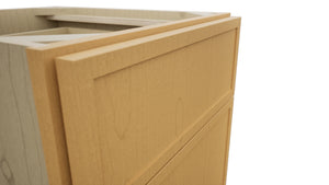 Fabuwood Luna Timber VDB18-34 Vanity Drawer Cabinet, Detail View