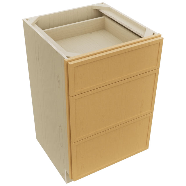 Fabuwood Luna Timber VDB21-34 Vanity Drawer Cabinet, Top View