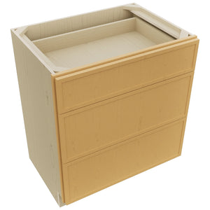 Fabuwood Luna Timber VDB30-34 Vanity Drawer Cabinet, Top View