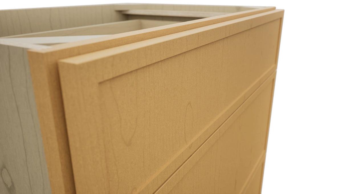 Fabuwood Luna Timber VDB30-34 Vanity Drawer Cabinet, Detail View