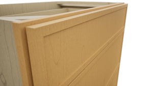 Fabuwood Luna Timber VDB33-34 Vanity Drawer Cabinet, Detail View