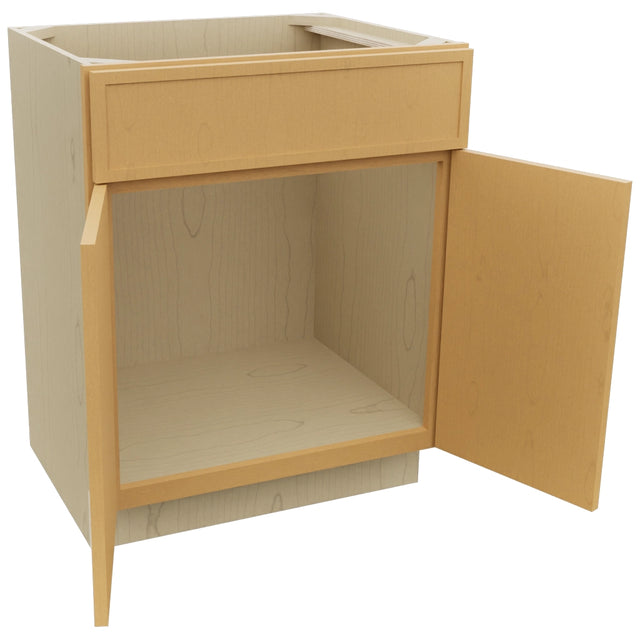 Fabuwood Luna Timber VSB27-34 Vanity Sink Cabinet, Open View