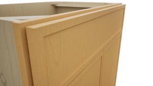 Fabuwood Luna Timber VSB30-34 Vanity Sink Cabinet, Detail View