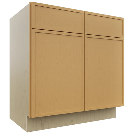 Fabuwood Luna Timber VSB33-34 Vanity Sink Cabinet, Front View