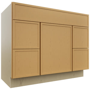 Fabuwood Luna Timber VSD30DL Vanity Combo Cabinet, Front View