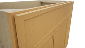 Fabuwood Luna Timber VSD30DL Vanity Combo Cabinet, Detail View