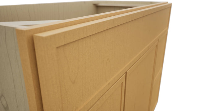 Fabuwood Luna Timber VSD30DL Vanity Combo Cabinet, Detail View