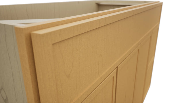 Fabuwood Luna Timber VSD30DR Vanity Combo Cabinet, Detail View