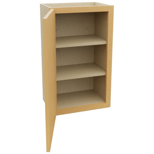Fabuwood Luna Timber W1830 Wall Standard Cabinet, Open View