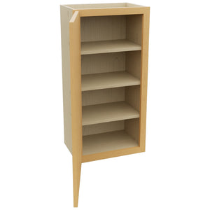 Fabuwood Luna Timber W1836 Wall Standard Cabinet, Open View