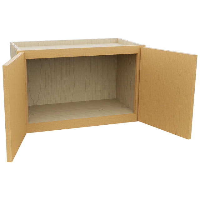 Fabuwood Luna Timber W2415 Wall Standard Cabinet, Open View