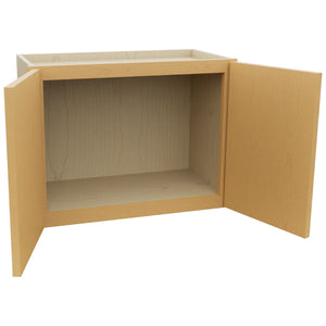 Fabuwood Luna Timber W2418 Wall Standard Cabinet, Open View