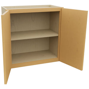 Fabuwood Luna Timber W2424 Wall Standard Cabinet, Open View
