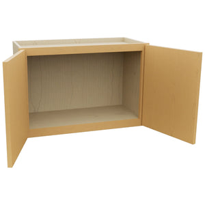 Fabuwood Luna Timber W2718 Wall Standard Cabinet, Open View
