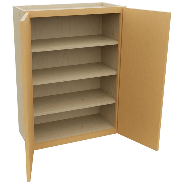 Fabuwood Luna Timber W2736 Wall Standard Cabinet, Open View