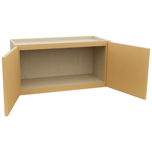 Fabuwood Luna Timber W3015 Wall Standard Cabinet, Open View