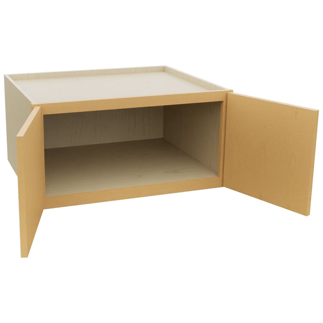 Fabuwood Luna Timber W301524 Wall Deep Cabinet, Open View
