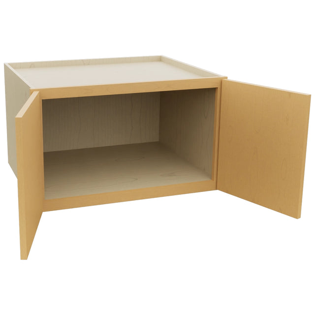 Fabuwood Luna Timber W301824 Wall Deep Cabinet, Open View