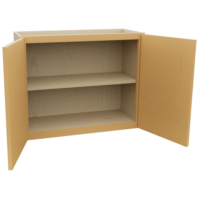 Fabuwood Luna Timber W3024 Wall Standard Cabinet, Open View