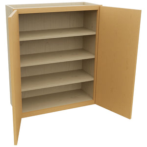 Fabuwood Luna Timber W3036 Wall Standard Cabinet, Open View
