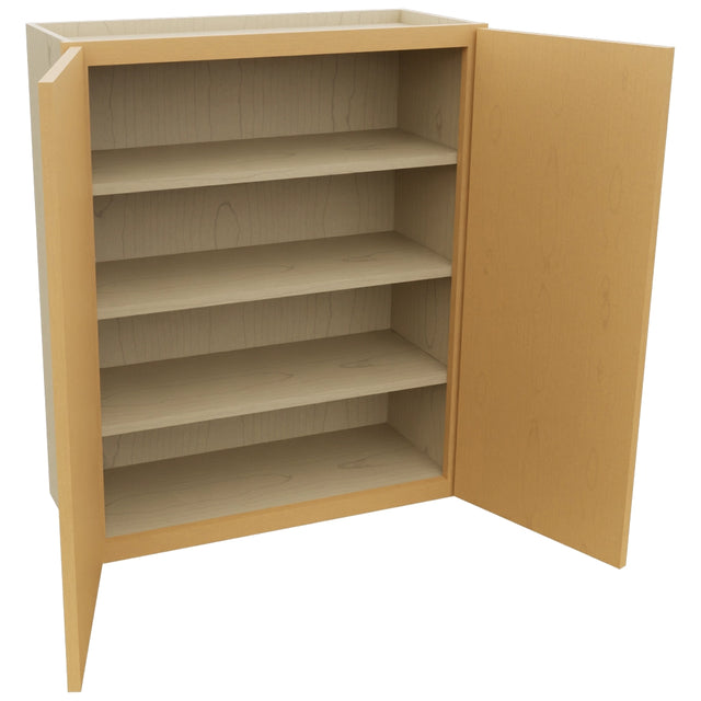 Fabuwood Luna Timber W3036 Wall Standard Cabinet, Open View