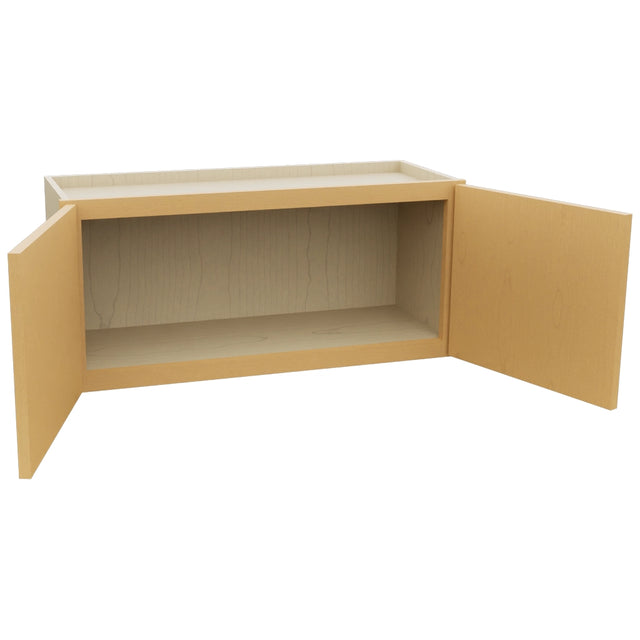 Fabuwood Luna Timber W3315 Wall Standard Cabinet, Open View