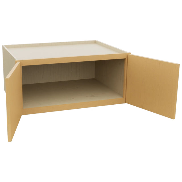 Fabuwood Luna Timber W331524 Wall Deep Cabinet, Open View