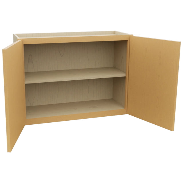 Fabuwood Luna Timber W3324 Wall Standard Cabinet, Open View