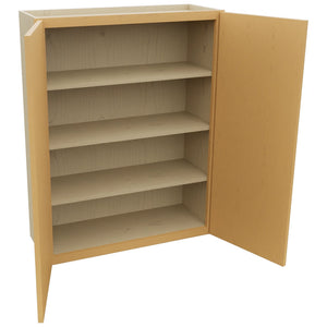 Fabuwood Luna Timber W3342 Wall Standard Cabinet, Open View