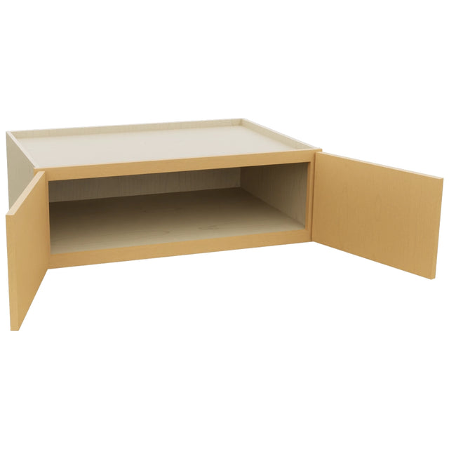 Fabuwood Luna Timber W361224 Wall Deep Cabinet, Open View