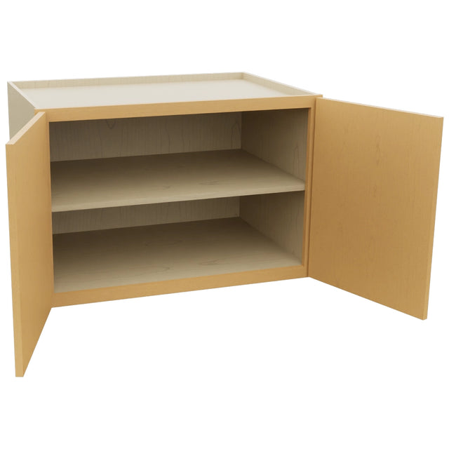 Fabuwood Luna Timber W362424 Wall Deep Cabinet, Open View
